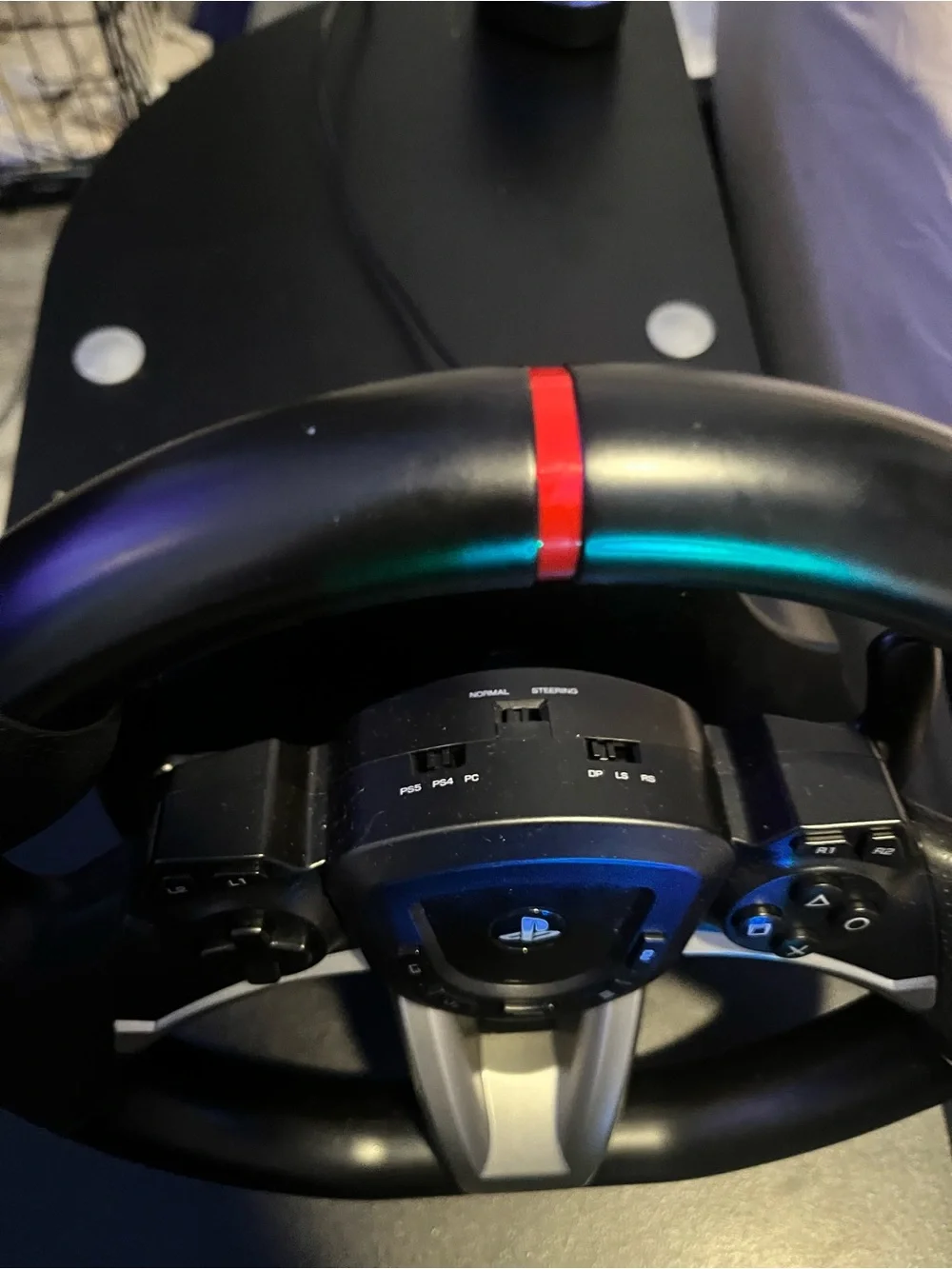 Sony Black Racing Wheel with Pedals